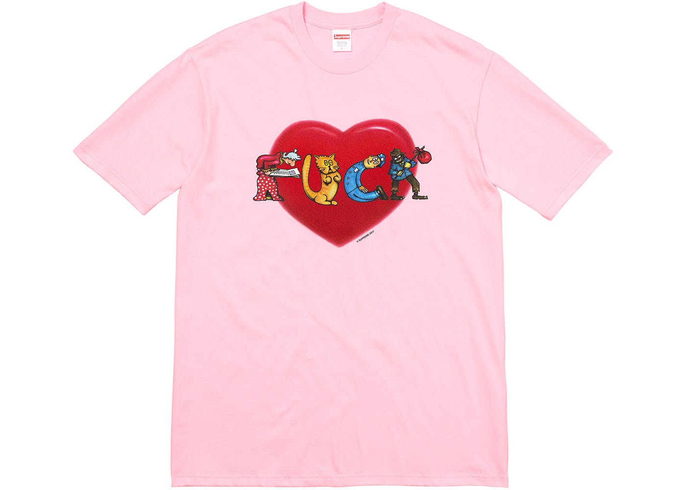 Supreme Fuck Love Tee Light Pink StockX News