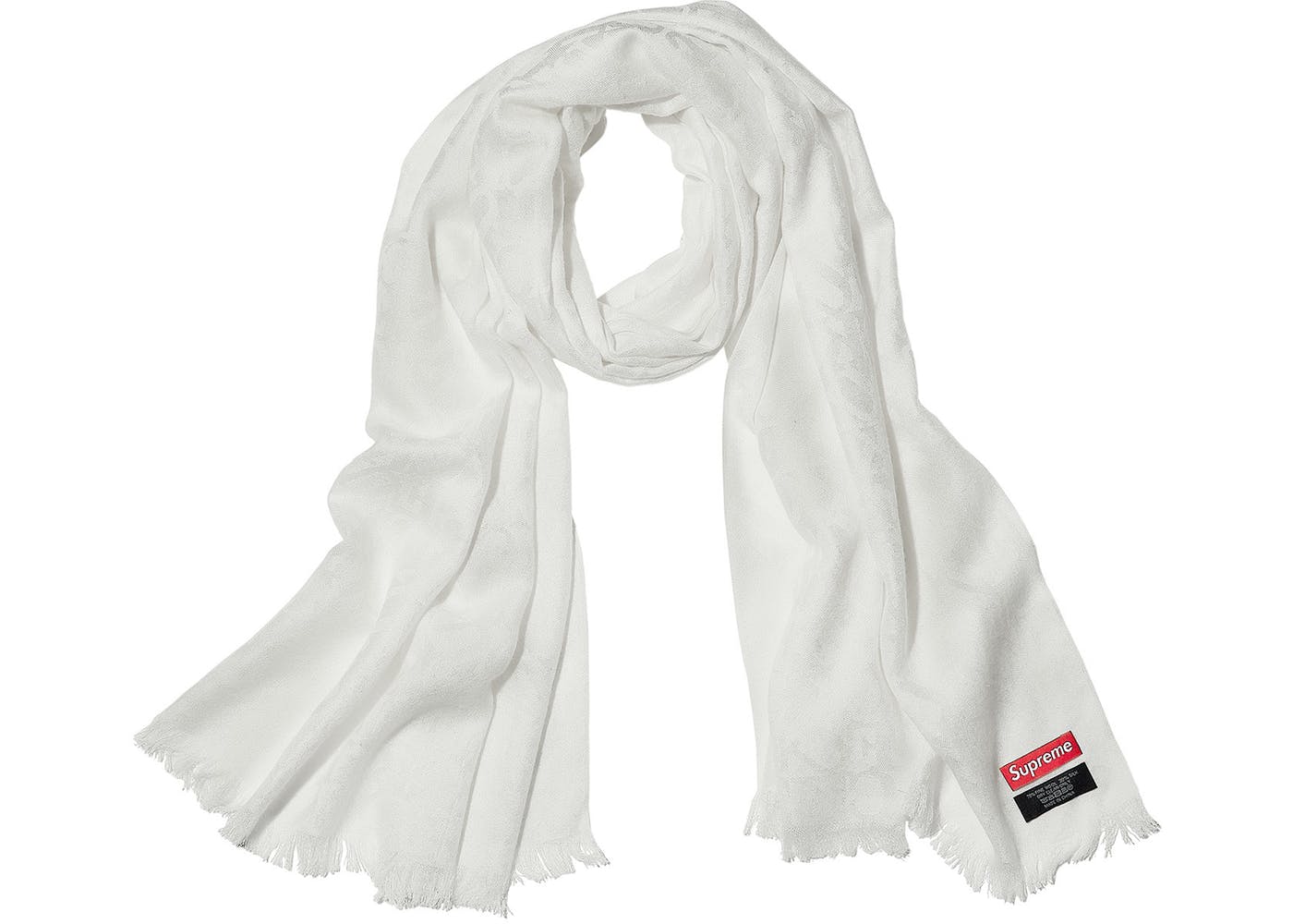 Supreme Fuck Wool Scarf White Stockx News