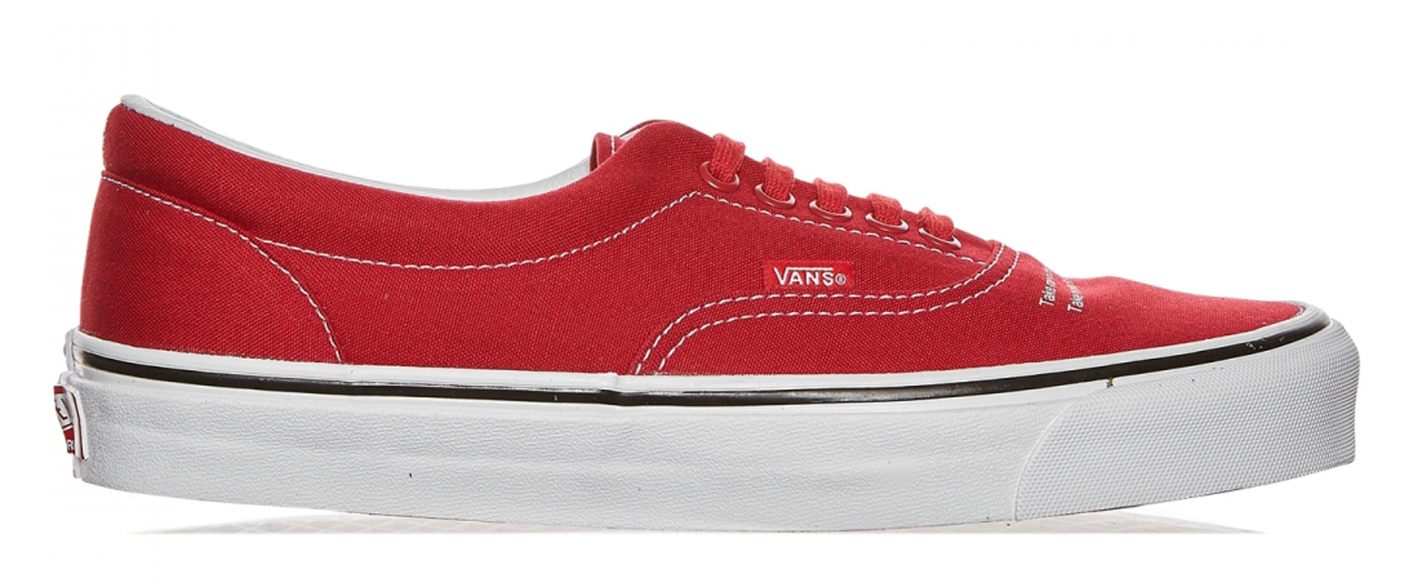 Vans rouge cheap look