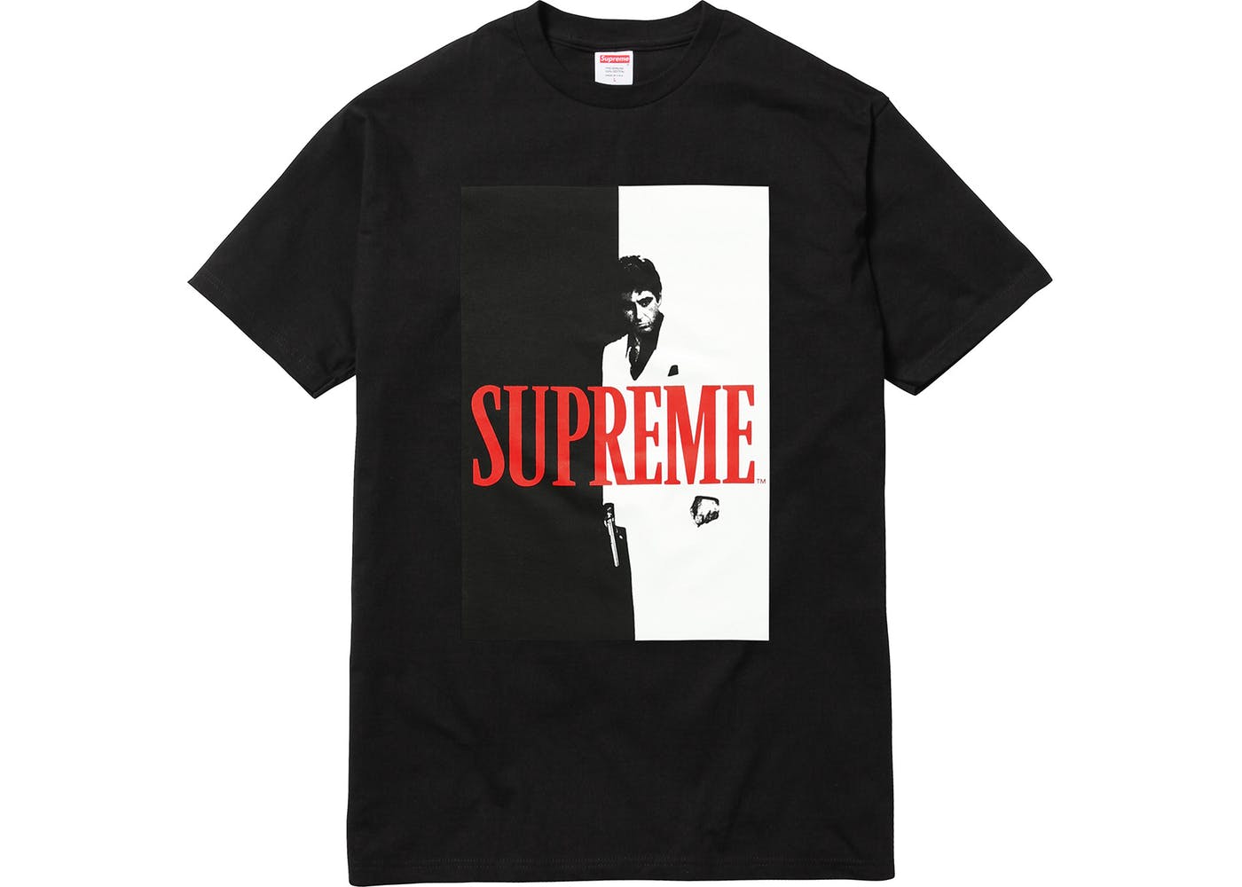 Black Supreme Scarface Split Tee - StockX News