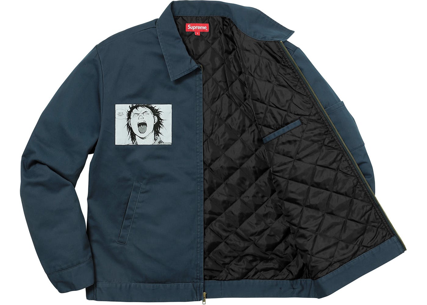 Varsity Jacket Supreme Akira Work Jacket Buy Supreme X Akira Work