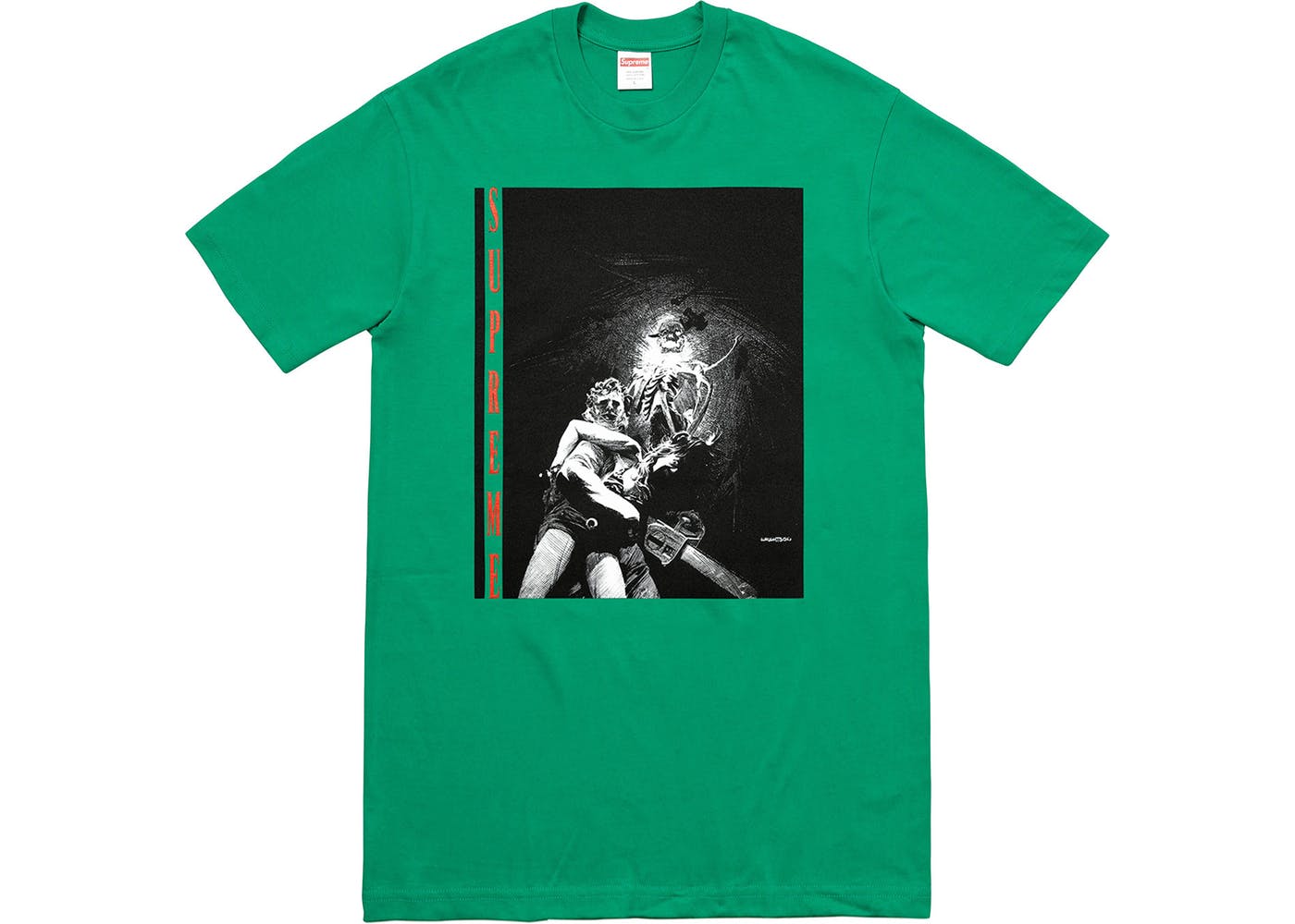 Supreme Horror T Shirt Green StockX News supreme-horror-t-shirt-green-stockx-news
