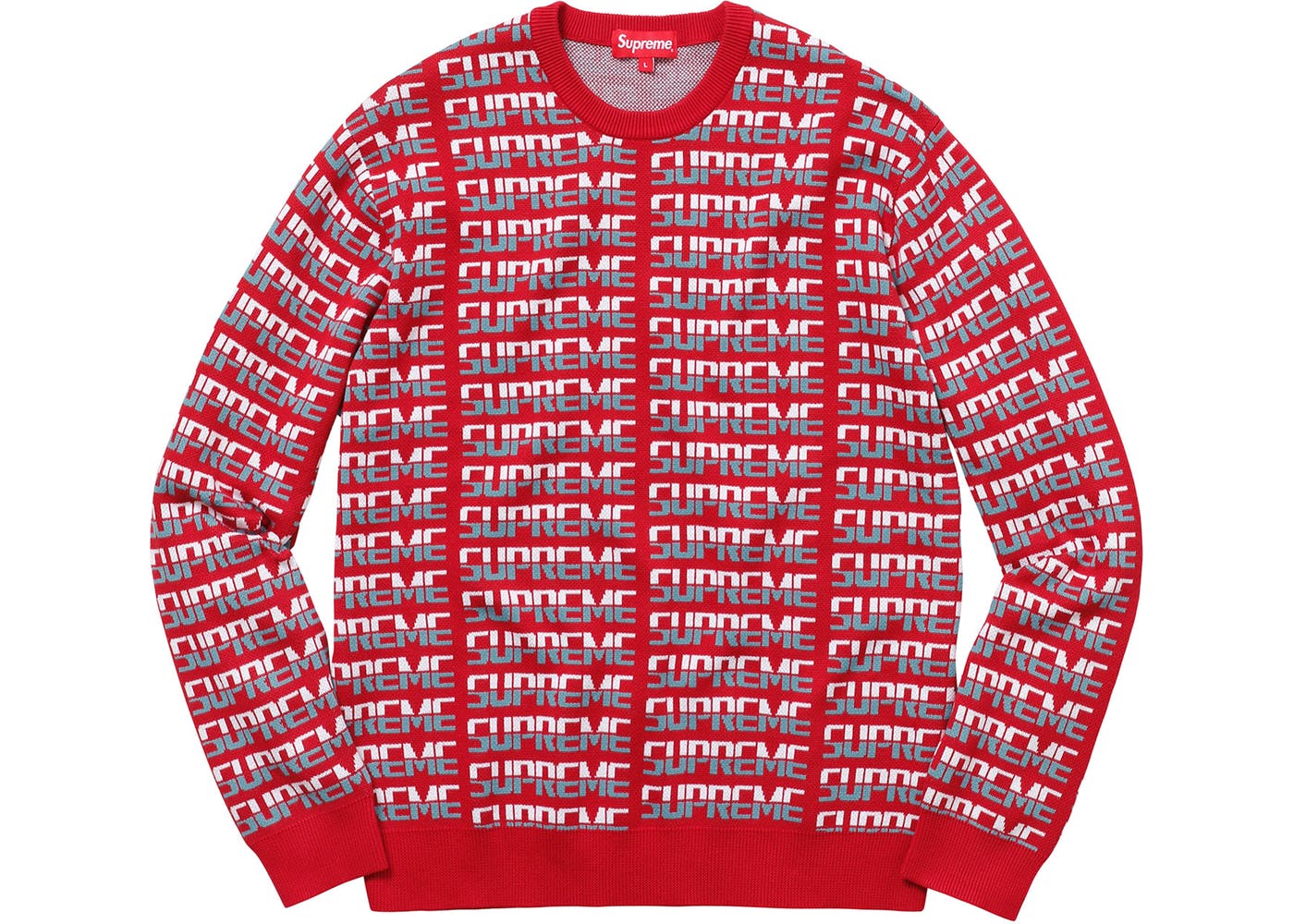 Supreme Repeat Sweater Red - StockX News