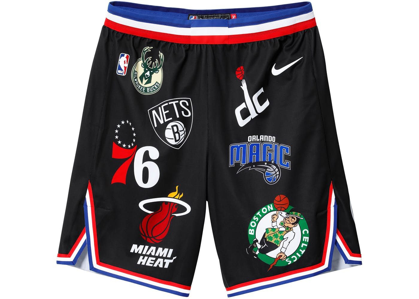 Supreme Nike NBA Teams Authentic Short Black Spring/Summer 2018