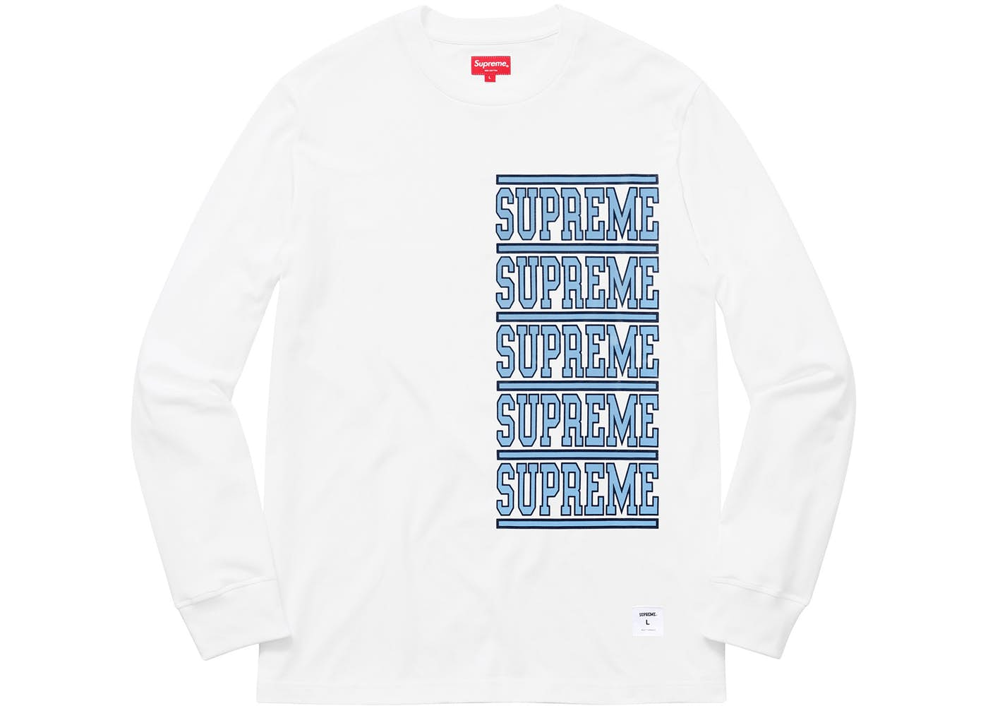 Supreme The Real Sh*t Longsleeve Tee Large Navy SS19