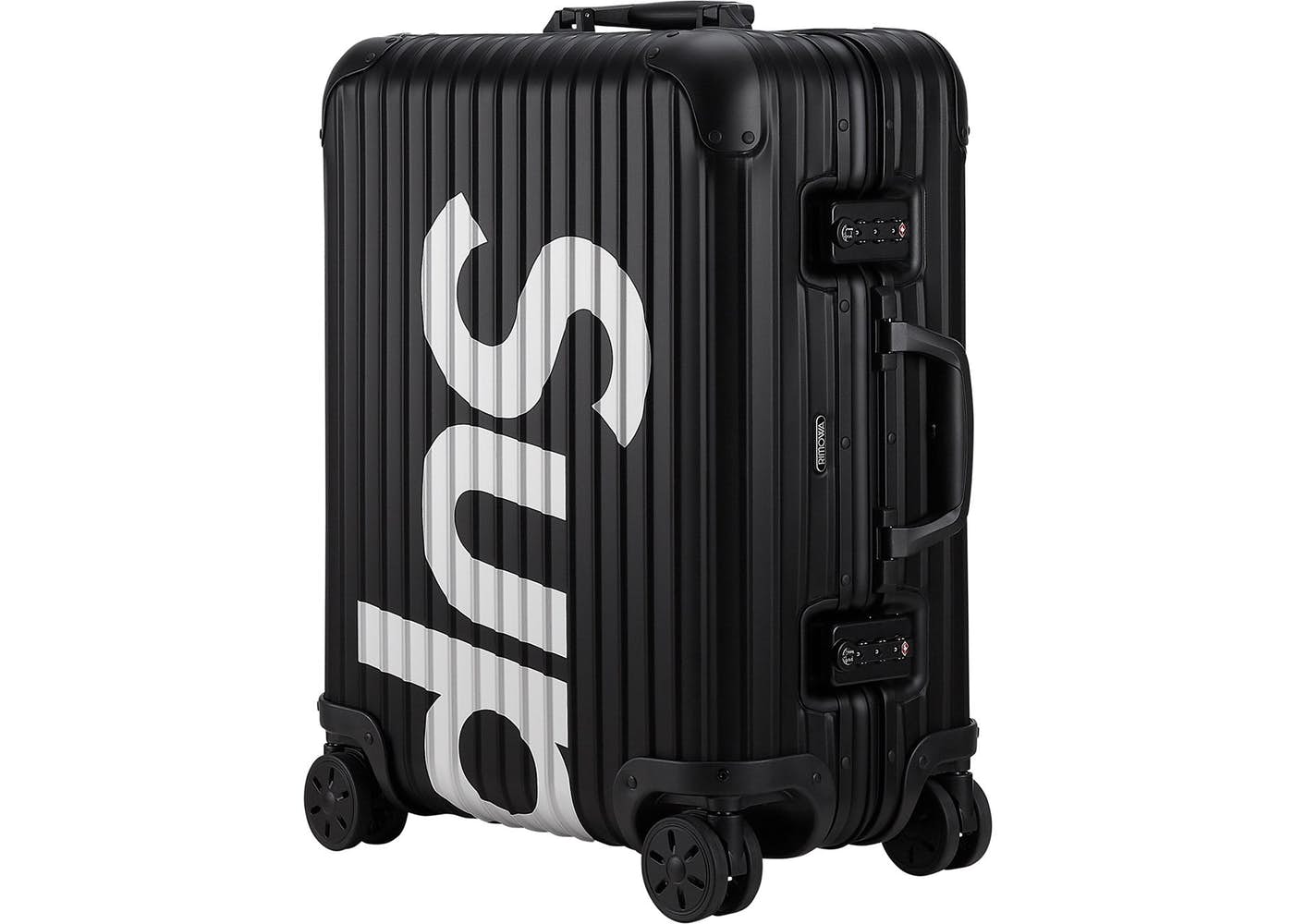 Travel bag Rimowa x Supreme Black in Metal - 21975107