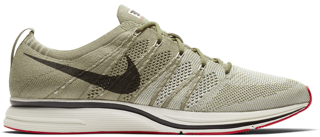 nike flyknit racer womens olive