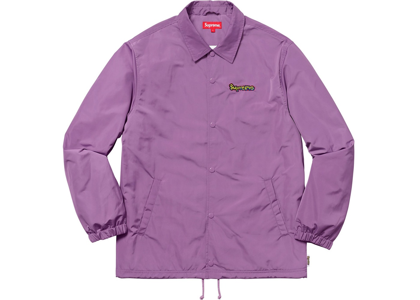 Purple Brand Reversible Monogram Coaches Jacket