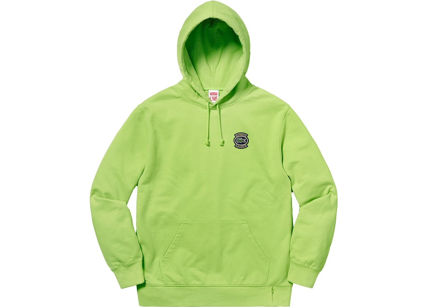 supreme lacoste hooded sweatshirt Mサイズ