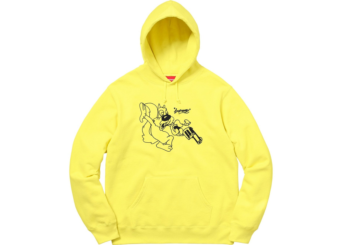 Supreme Lee Hooded Sweatshirt Lemon Spring Summer 2018