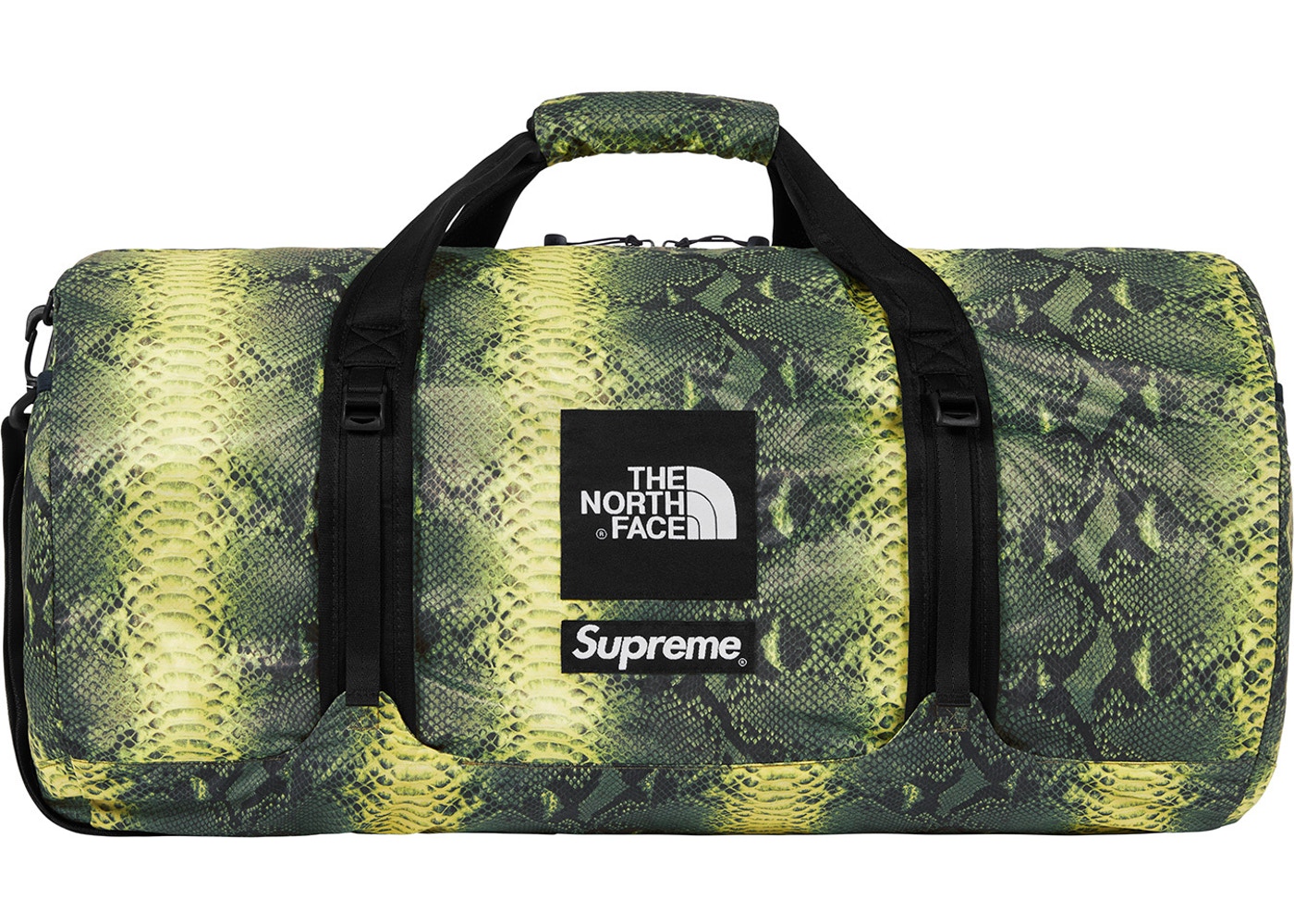 Supreme The North Face Snakeskin Flyweight Duffle Bag Green