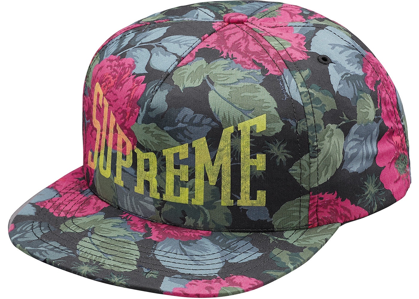 Supreme Floral 5-Panel Cap ΨуδЭ-