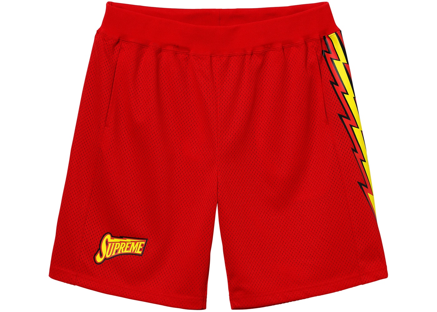 ウェア Supreme 18ss/Bolt Basketball Short Supreme Bolt Basketball Short Red Spring/Summer 2018