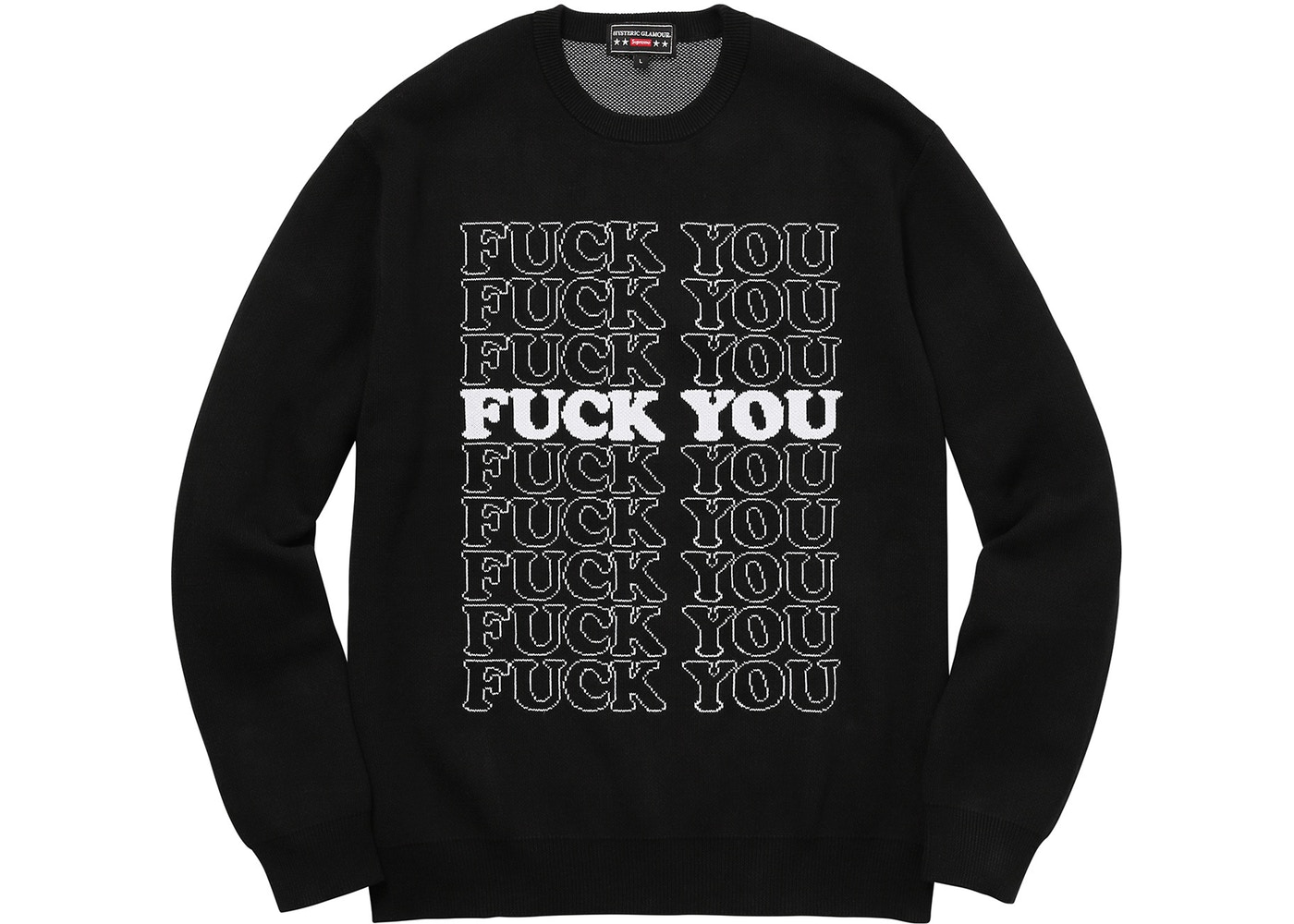 Supreme HYSTERIC GLAMOUR Fuck You17FW