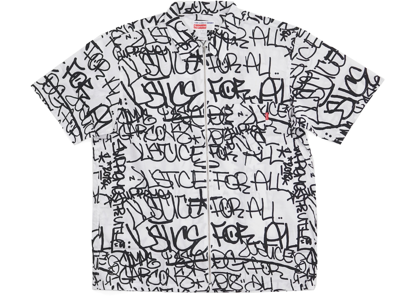 Supreme Comme des Garcons SHIRT Graphic S/S Shirt White