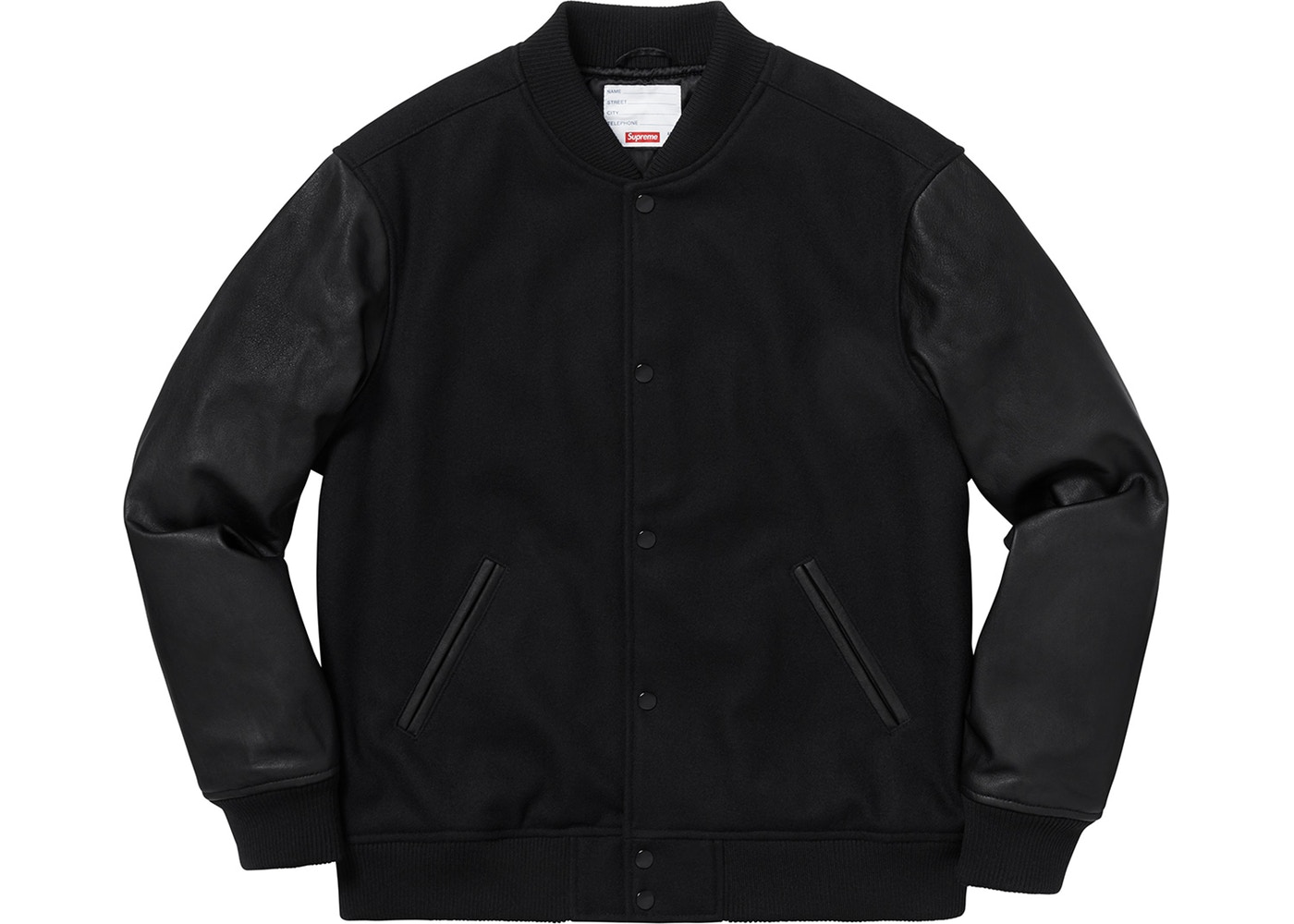 Supreme Motion Logo Varsity Jacket Black - StockX News
