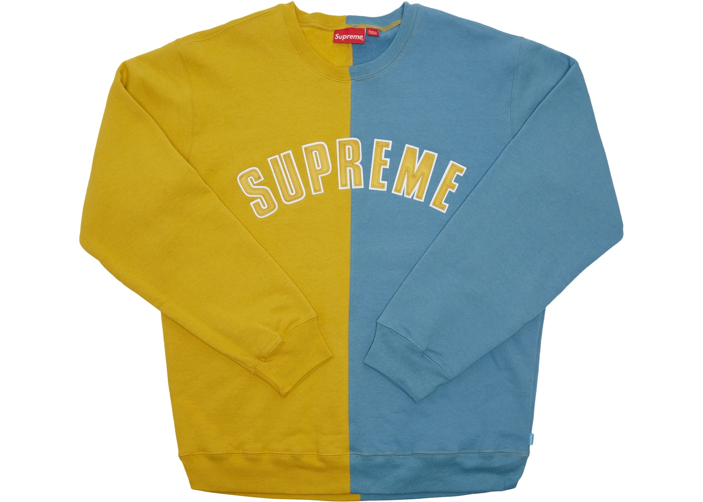 Supreme Split Crewneck Mustard StockX News