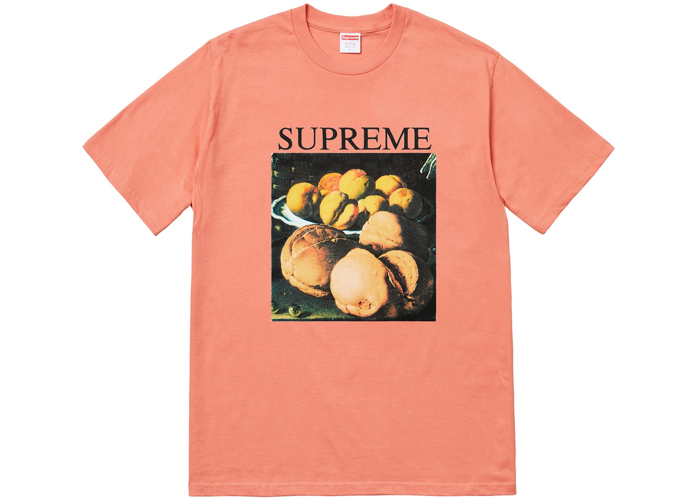 Supreme sales peach tee