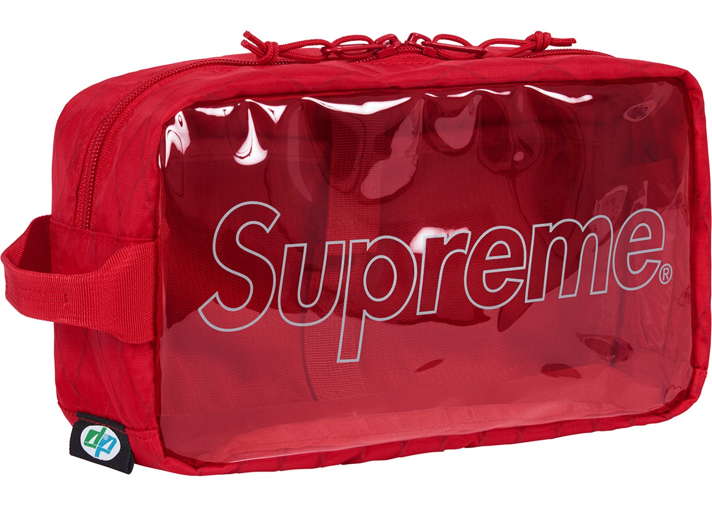 Supreme store transparent luggage