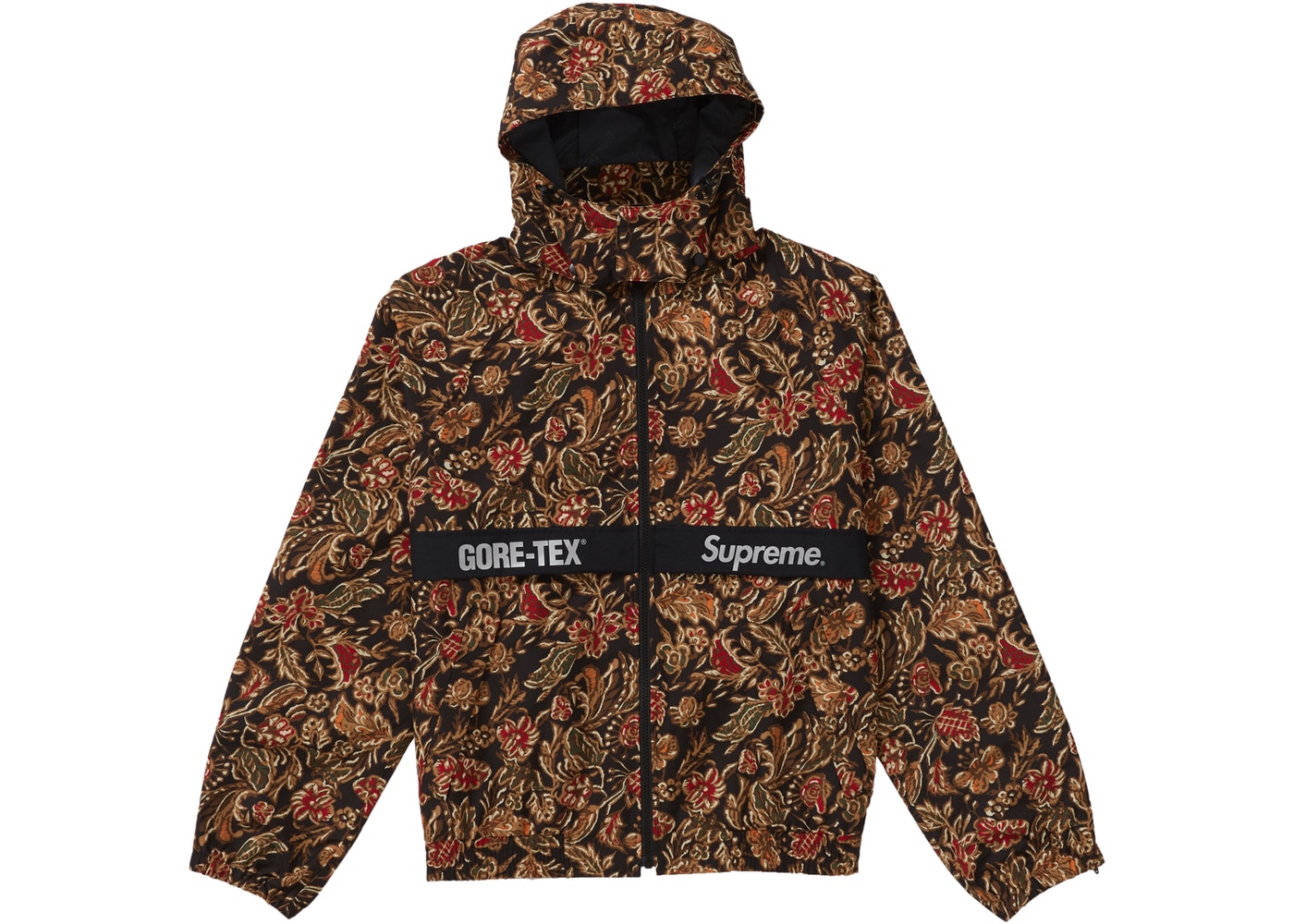 Supreme GORE-TEX Court Jacket Flower Print Fall/Winter 2018