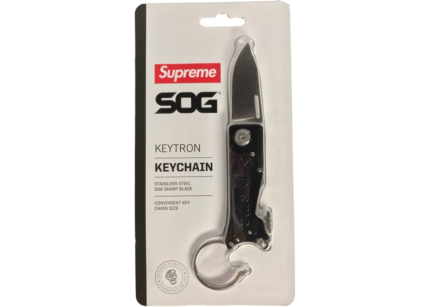 Supreme SOG Keytron Folding Knife Black - StockX News