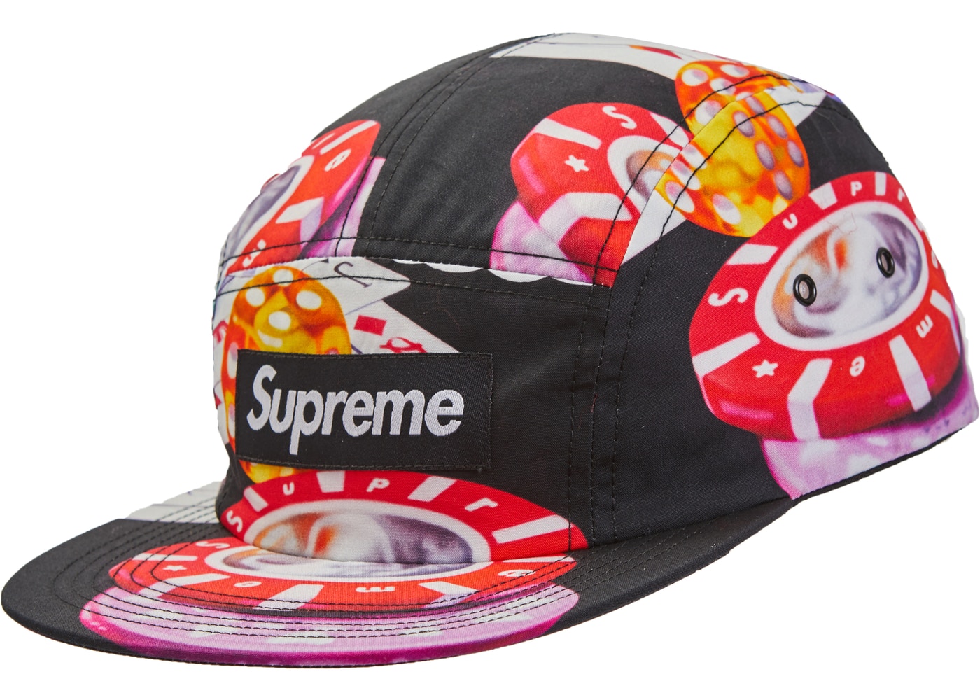 Supreme Casino Camp Cap Black Fall/Winter 2018