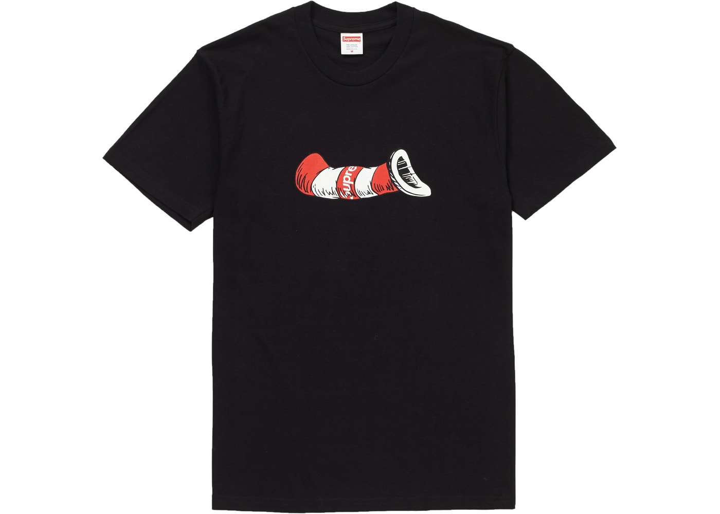 Supreme Cat in the Hat Tee Black Fall/Winter 2018