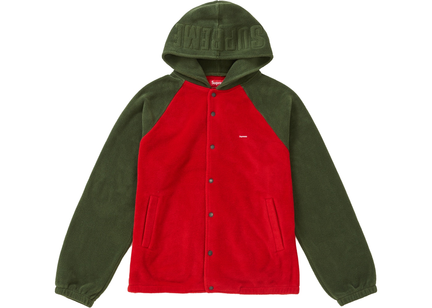 ジャケット・アウター Supreme Cotton Hooded Raglan Jacket Cotton Hooded Raglan Jacket - spring/summer 2018 - Supreme