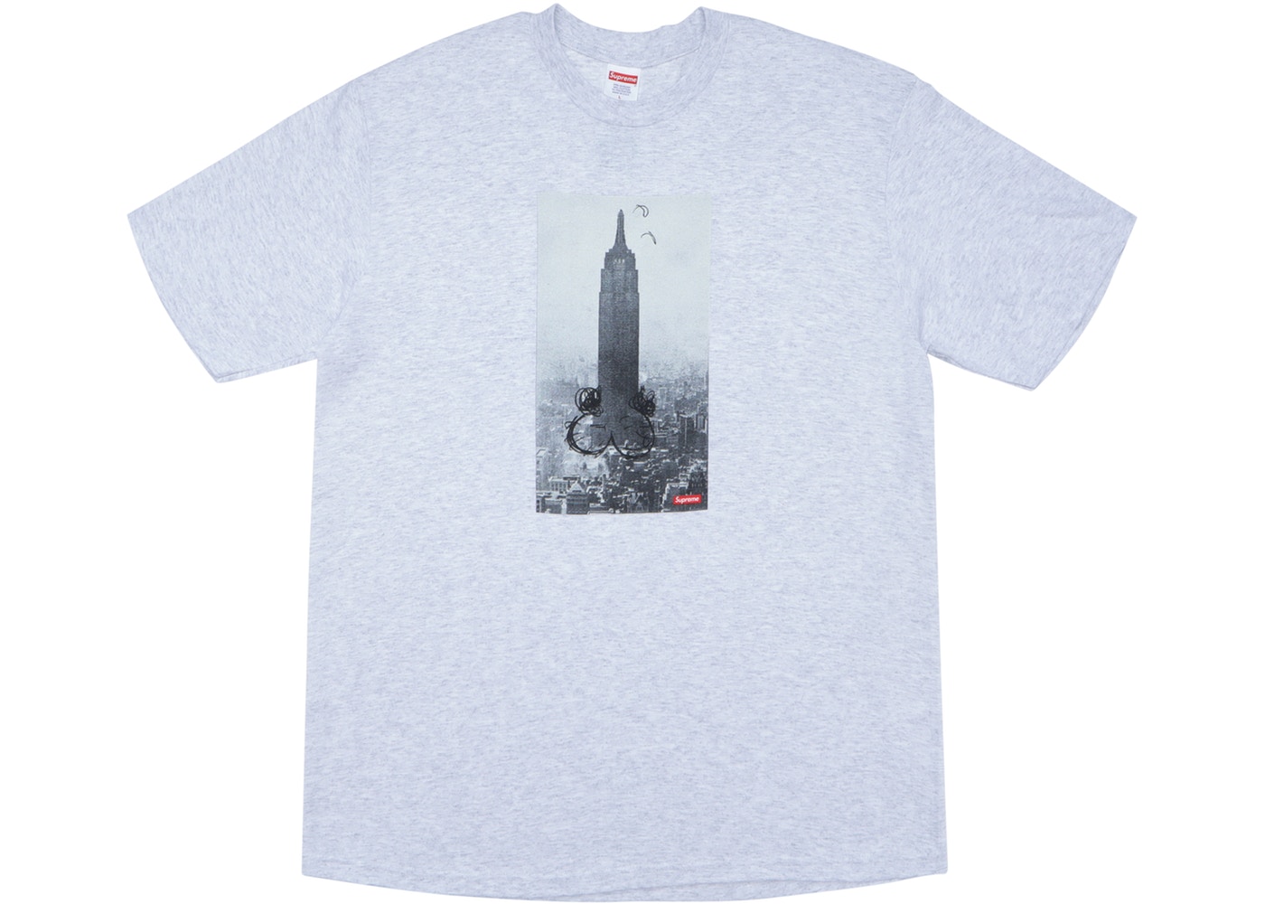 Supreme Mike Kelley Empire State Building Tee Ash Grey
