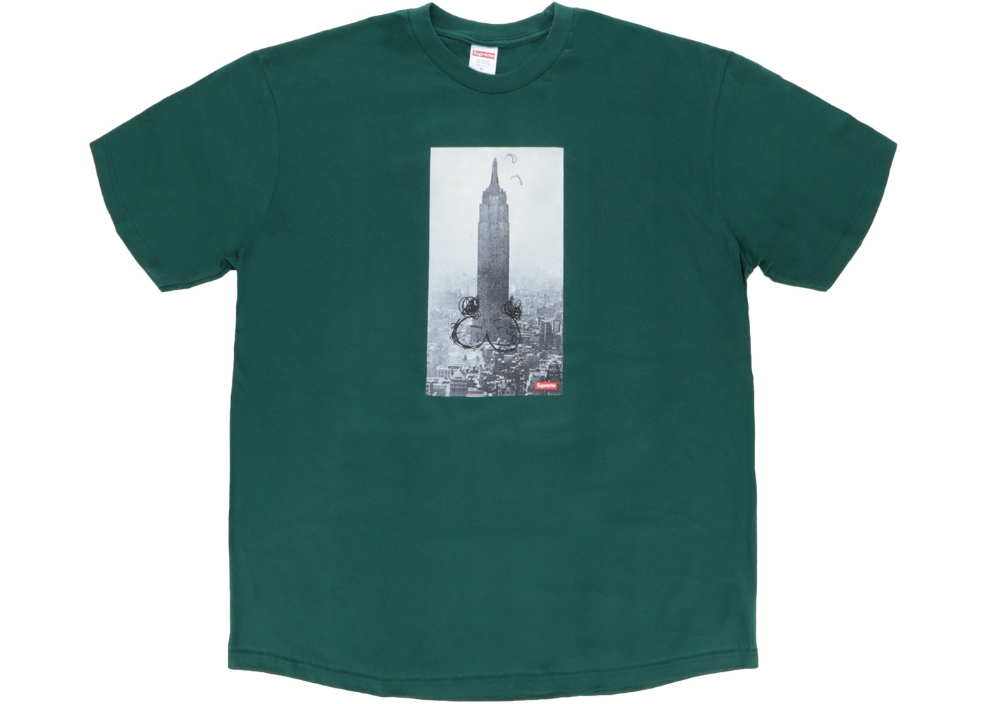 Supreme Mike Kelley Empire State Building Tee Dark Green - StockX News