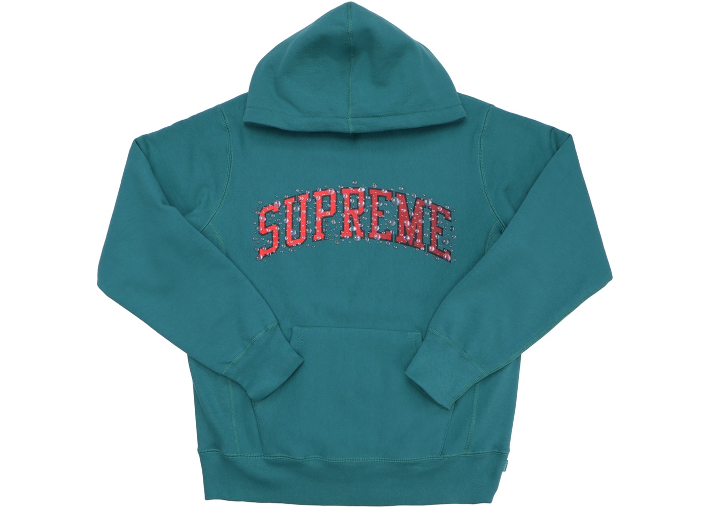 Supreme Water Arc Hooded Sweatshirt Dark Teal Fall/Winter 2018