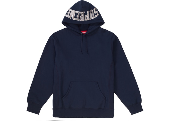 Supreme Sequin Arc Hooded Sweatshirt Navy Spring/Summer 2019