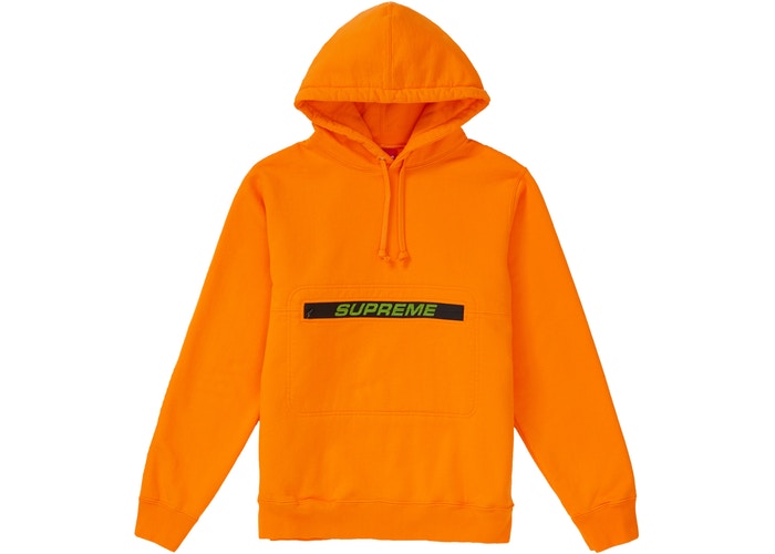 Zip pouch cheap hooded sweatshirt supreme