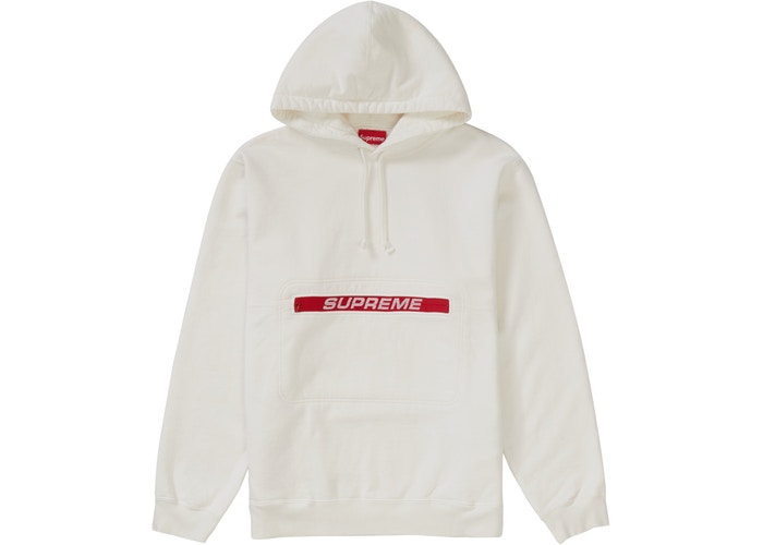 Supreme Zip Pouch Hoodie White - StockX News