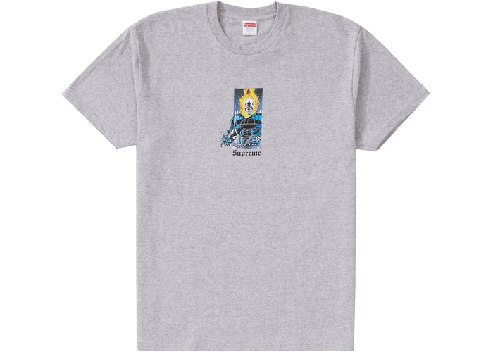 Supreme Ghost Rider Tee Heather Grey - StockX News