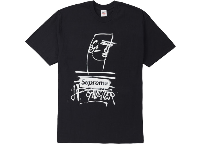 Supreme Jean Paul Gaultier Tee Black Spring/Summer 2019