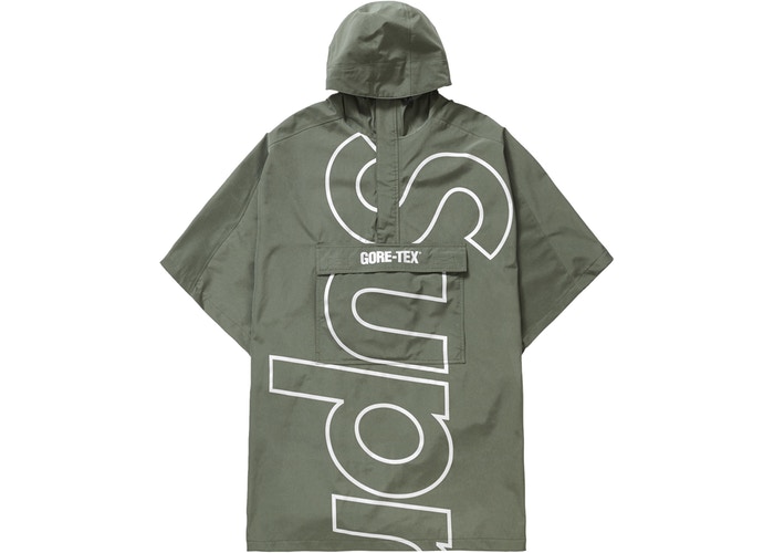 f*o様 supreme GORE TEX poncho s/m ポンチョ Supreme GORE-TEX Poncho Olive - StockX News