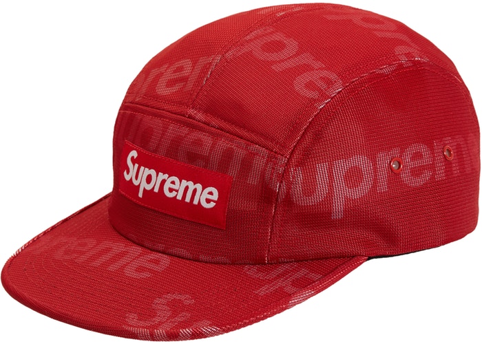 Supreme Lenticular Logo Camp Cap Red Spring/Summer 2019