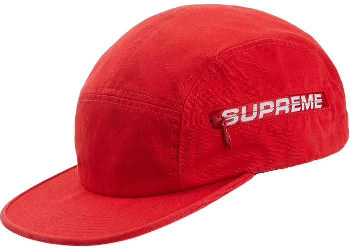 Supreme side cheap zip camp cap