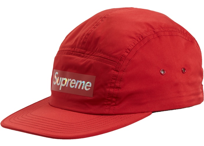 Supreme Holographic Logo Camp Cap Red - StockX News