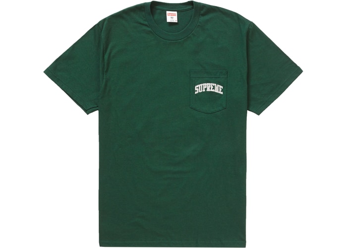 Dark green supreme store shirt