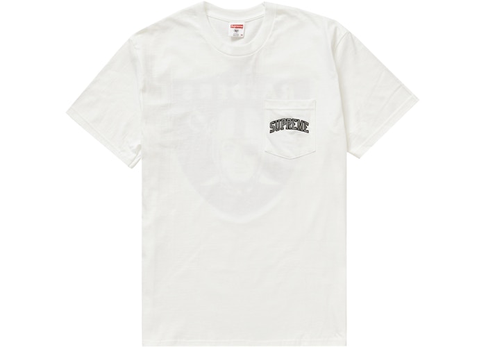 Supreme Raiders Pocket Tee White - StockX News