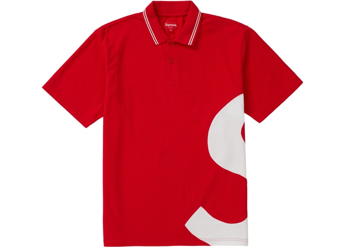 Supreme S Logo Polo Shirt Red - StockX News