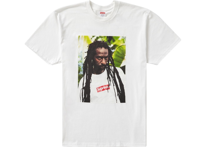 Supreme Buju Banton Tee White Spring/Summer 2019