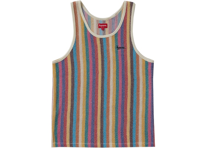 Supreme Knit Stripe Tank Top Multicolor Spring/Summer 2019