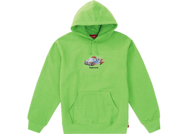F*R様 Supreme COP CAR Hooded Sweatshirt Supreme Cop Car Hoodie Bright Green - StockX News
