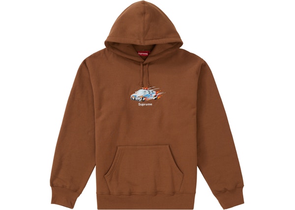 Supreme Cop Car Hooded Sweatshirt Brown - StockX News