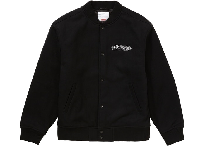 Supreme - Delta Logo Varsity Jacket