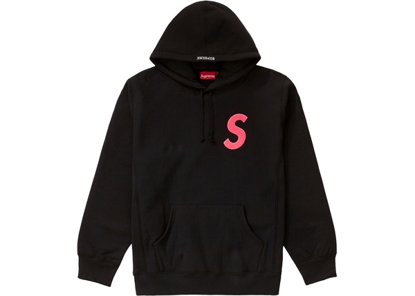 Supreme S Logo Hooded Sweatshirt Black - StockX News
