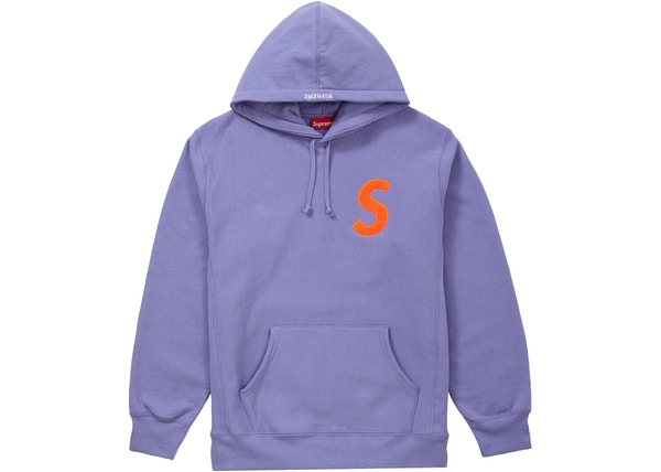 Supreme S Logo Hoodie Light Violet - StockX News